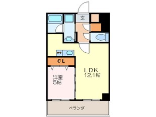 クル－ズ　ロワ　天神の物件間取画像